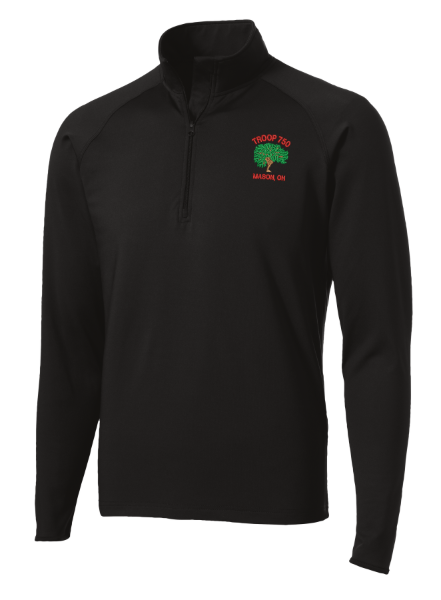 Picture of Troop 750 Men's Sport-Wick Stretch 1/2-Zip Pullover
