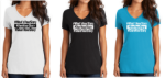 Picture of What's Your Story Women's V-neck Cotton Tee