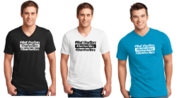 Picture of What's Your Story Men's V-Neck Cotton Tee