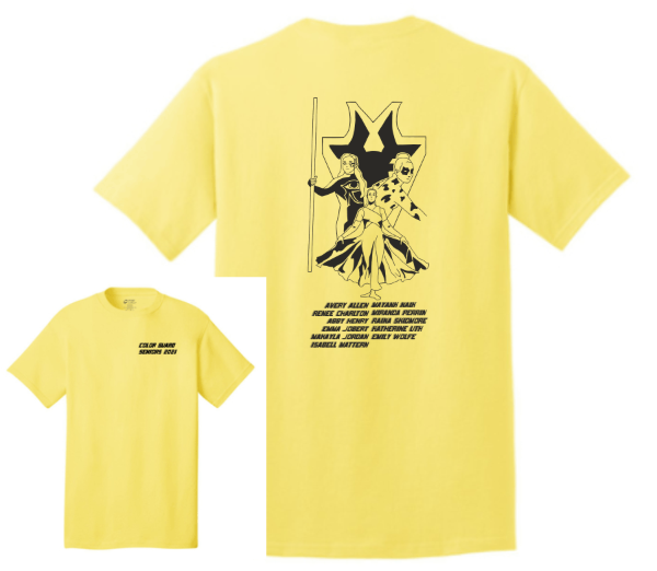 Picture of 2020 Mason Band Color Guard SENIOR Shirt Options