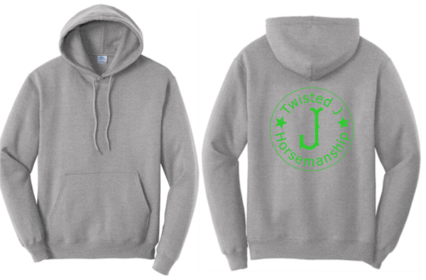 Picture of Twisted J Grey Hoodie Sweatshirt