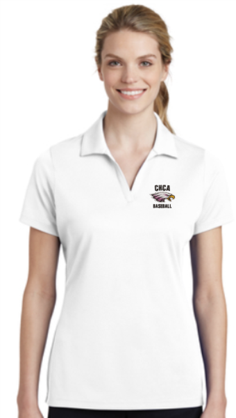 Picture of CHCA Baseball Posicharge White Polo