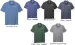Picture of Pediatric Associates Men's Heathered Performance Polo