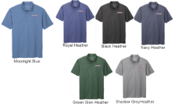 Picture of Pediatric Associates Men's Heathered Performance Polo