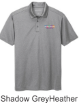 Picture of Pediatric Associates Men's Heathered Performance Polo