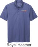 Picture of Pediatric Associates Men's Heathered Performance Polo