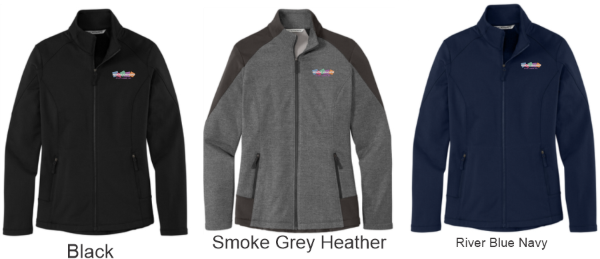 Picture of Pediatric Associates Ladies Grid Fleece Jacket