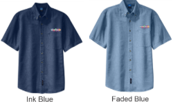 Picture of Pediatric Associates Men's Short Sleeve Denim Shirt