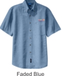 Picture of Pediatric Associates Men's Short Sleeve Denim Shirt