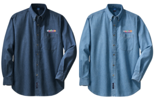 Picture of Pediatric Associates Men's Long Sleeve Denim Shirt