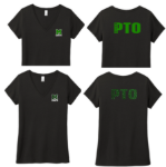 Picture of Mason PTO Ladies Black V-Neck T-Shirt