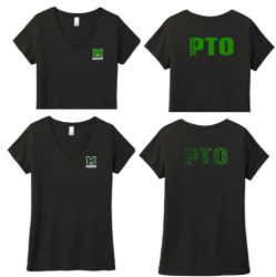 Picture of Mason PTO Ladies Black V-Neck T-Shirt