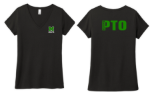 Picture of Mason PTO Ladies Black V-Neck T-Shirt