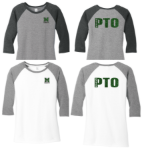Picture of Mason PTO 3/4 Sleeve Ladies Raglan T-Shirt