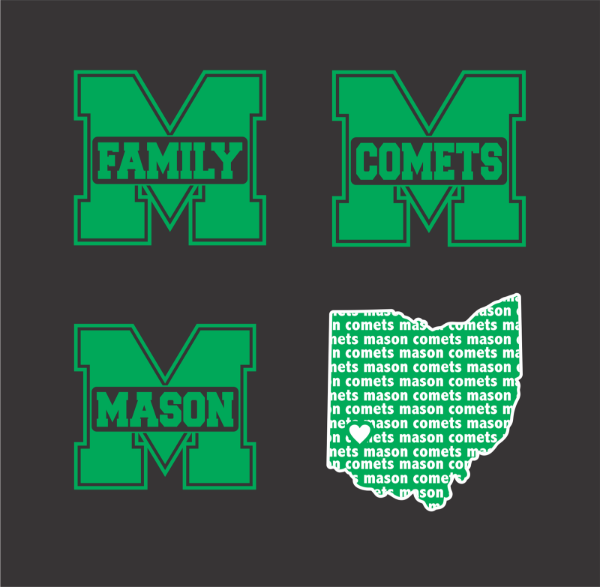 Picture of Mason Comets Car Decals