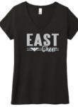 Picture of East Cheer Ladies V-neck Tee