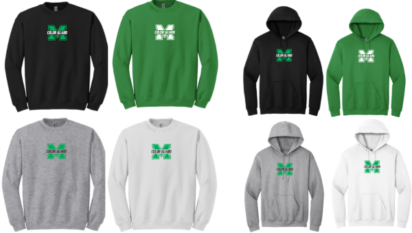 Picture of Mason Color Guard Crewneck /Hoodie Sweatshirt