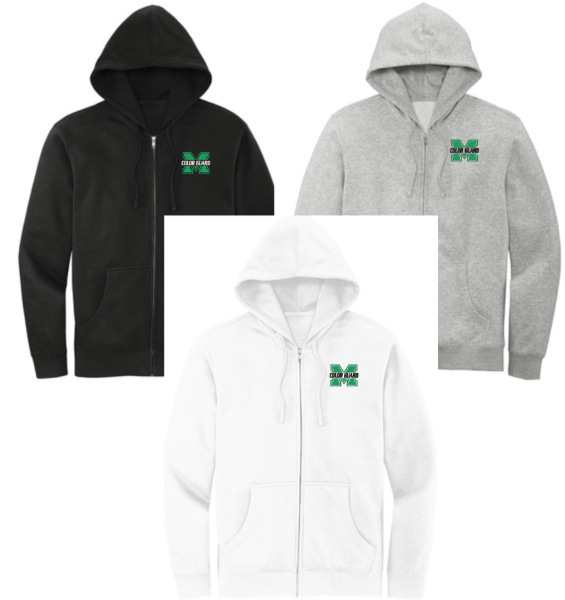 Picture of Mason Color Guard District Fleece Full ZIp Hoodie