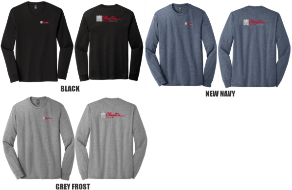 Picture of Clayton Industries Unisex Triblend Long Sleeve T-shirts