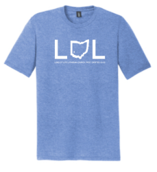 Picture of Lord of Life Church LOL District TriBlend t-shirt Maritime Frost