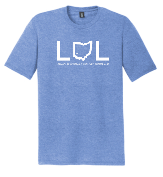 Picture of Lord of Life Church LOL District TriBlend t-shirt Maritime Frost