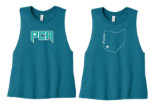 Picture of PCA Cropped Racerback Tank ladies