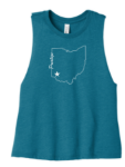 Picture of PCA Cropped Racerback Tank ladies