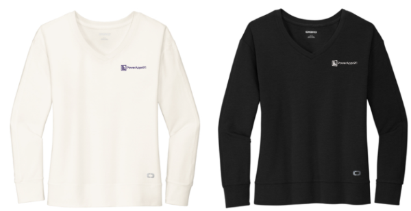 Picture of PowerAPPS Ladies V-Neck LS Tee