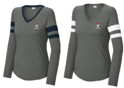 Picture of CASA Ladies V Neck LS Tee