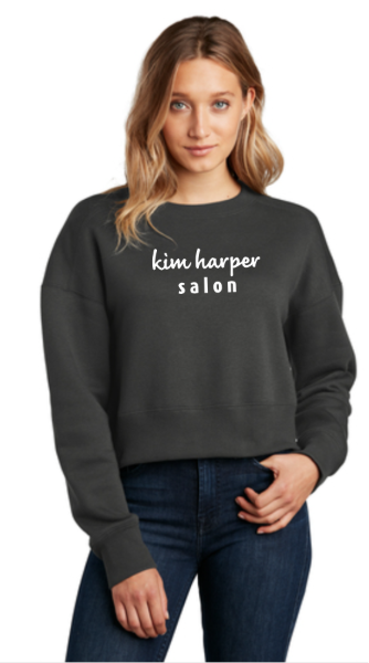 Picture of Kim Harper Salon - Women's Cropped Fleece Crewneck