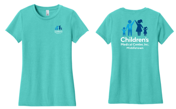 Picture of CMC Aqua Heather Ladies T