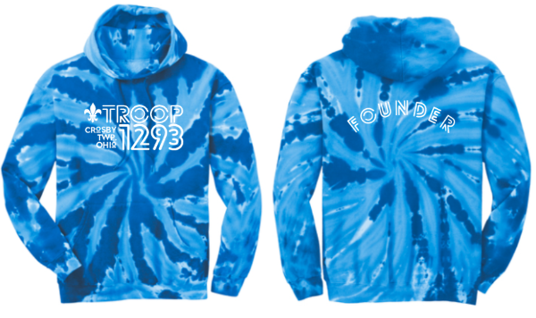 Picture of Troop 1293 Tie Dye Hoodie