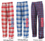Picture of Kings Red Pom Text Pants Flannel