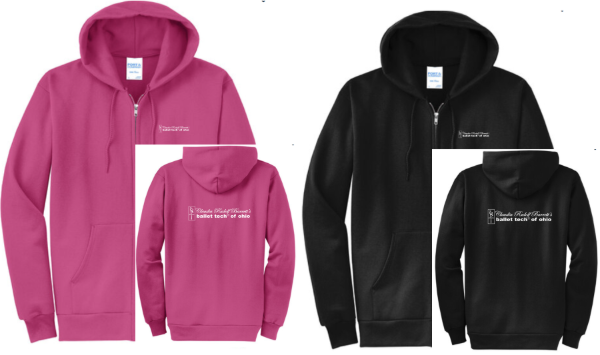 Picture of Ballet Logo Full Zip Hoodie