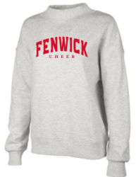 Picture of Fenwick Cheer 26 Ladies Mock-Neck Sweatshirt