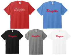 Picture of KMRF AllMade Script KNIGHTS Triblend