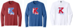 Picture of Kings Golf 26 District Tri LS Tee