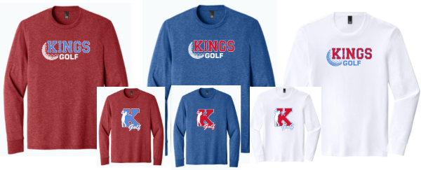 Picture of Kings Golf 26 District Tri LS Tee