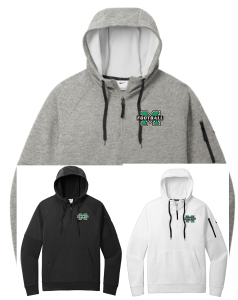 Picture of Mason Football Nike 1/4 Zip Hoodie