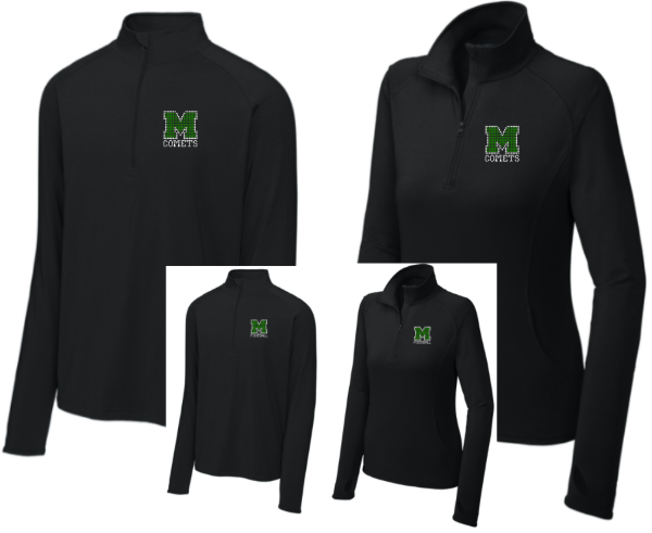 Picture of Mason Football Rhinestone 1/4 Zip