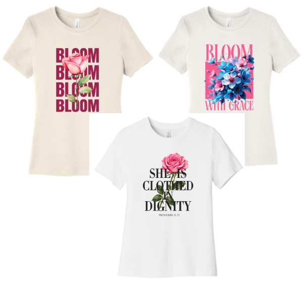 Picture of Bloom Bella Ladies Neutral Tees