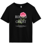 Picture of Bloom Bella Ladies Heavyweight Black Tees