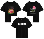 Picture of Bloom Bella Ladies Heavyweight Black Tees
