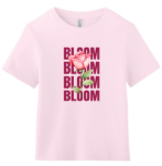 Picture of Bloom Bella Ladies Heavyweight Pink Tees