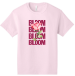Picture of Bloom Bella Uni Heavyweight Pink Tees