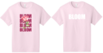 Picture of Bloom Bella Uni Heavyweight Pink Tees