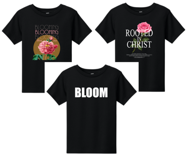 Picture of Bloom Bella Black Toddler Tees