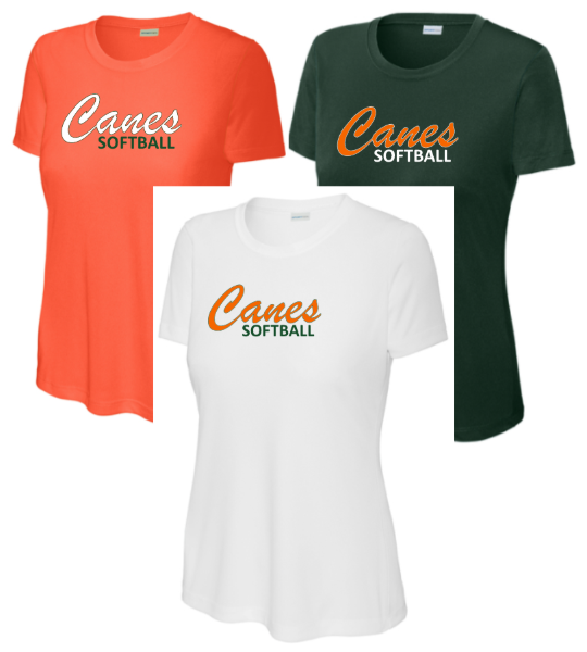 Picture of Canes SB Ladies Drifit T