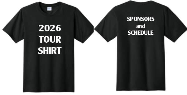 Picture of Mason Band 26 COTTON TOUR T- AVAILABLE THRU 9/8