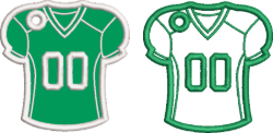 Picture of Mason Pers. Football Bag Tag